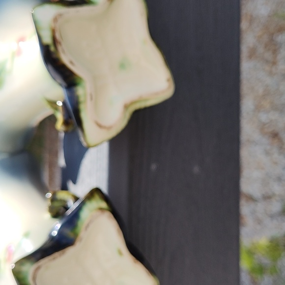 Hand Painted Hull Pottery Pair Ceramic Vintage Decorative Vases Floral - Picture 3 of 7